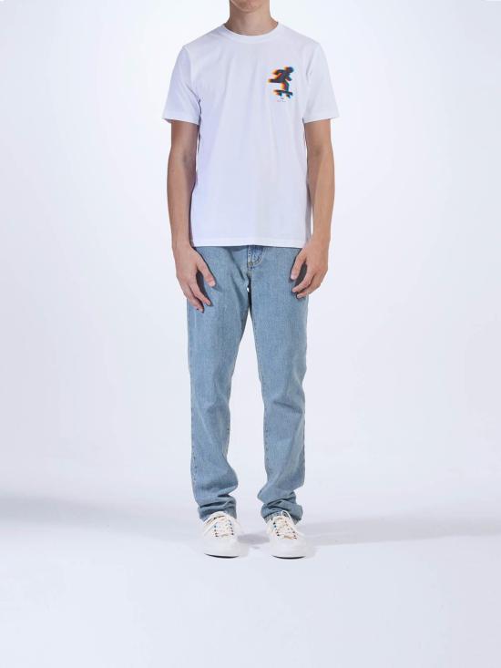 PS 바이 폴스미스 반팔 티셔츠 M2R011RNP469501 White - PS BY PAUL SMITH