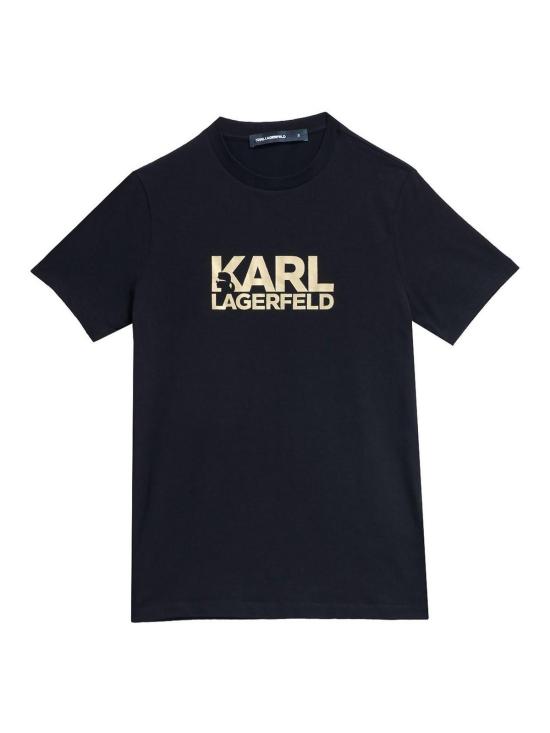  칼라거펠트 반팔 티셔츠 755087554235160 Black