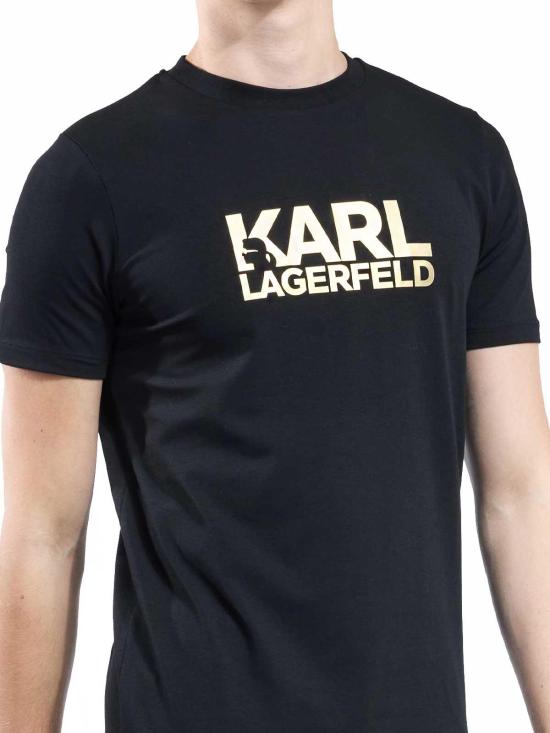  칼라거펠트 반팔 티셔츠 755087554235160 Black - KARL LAGERFELD