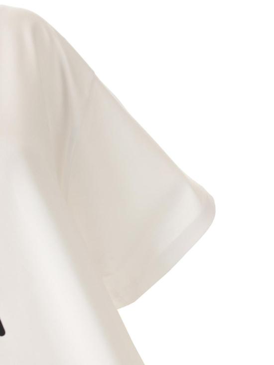  모스키노 반팔 티셔츠 70304421001 White - MOSCHINO