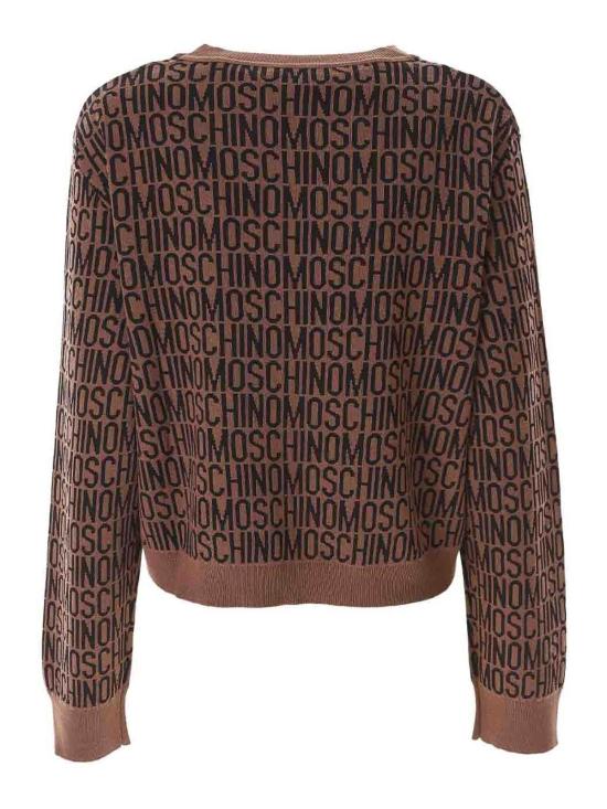  모스키노 긴팔 티셔츠 090277001103 Brown - MOSCHINO