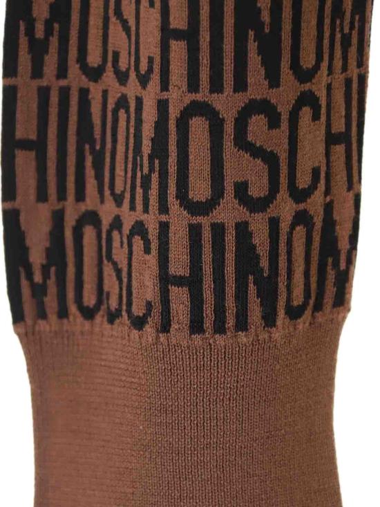  모스키노 긴팔 티셔츠 090277001103 Brown - MOSCHINO