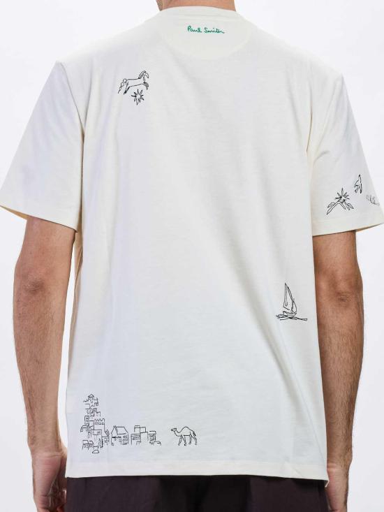 26SS 폴 스미스 반팔 티셔츠 M1R919TVP566104 Cream - PAUL SMITH