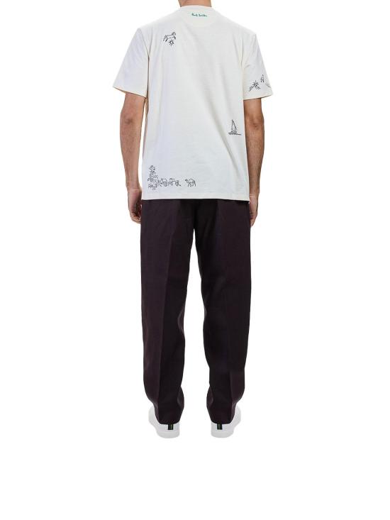 26SS 폴 스미스 반팔 티셔츠 M1R919TVP566104 Cream - PAUL SMITH