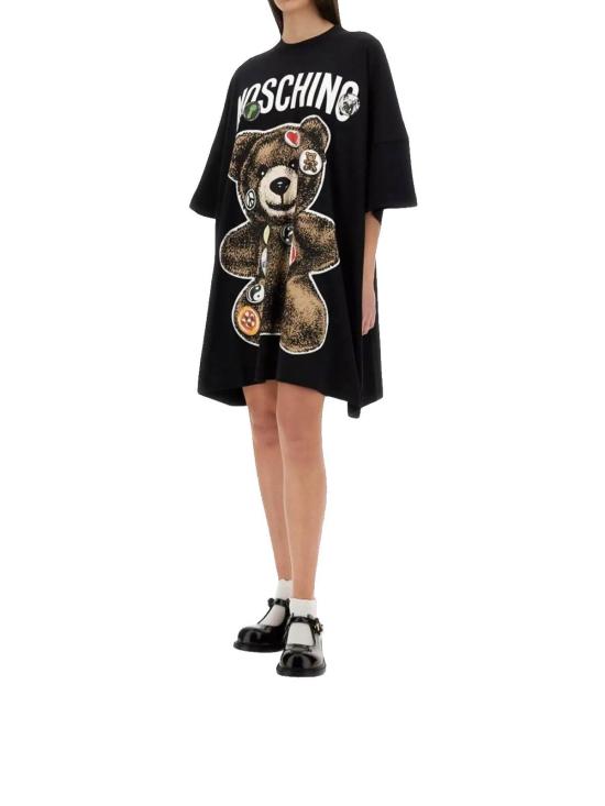 25SS 모스키노 반팔 티셔츠 44004421555 Black - MOSCHINO