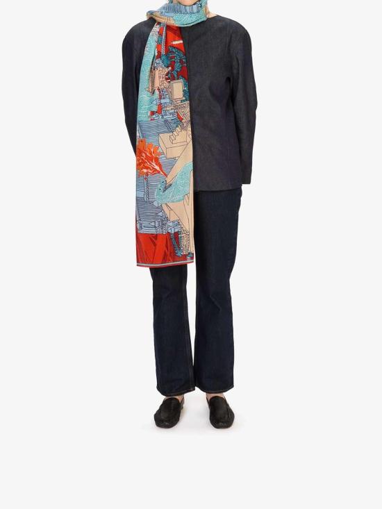 25FW 이누이 에디션 머플러/스카프 ET22VEG06ROUGE Multicolour - INOUI EDITION