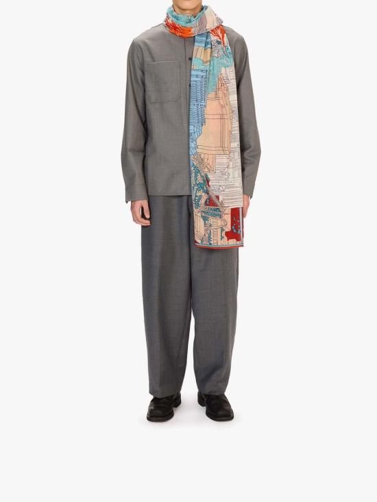 25FW 이누이 에디션 머플러/스카프 ET22VEG06ROUGE Multicolour - INOUI EDITION