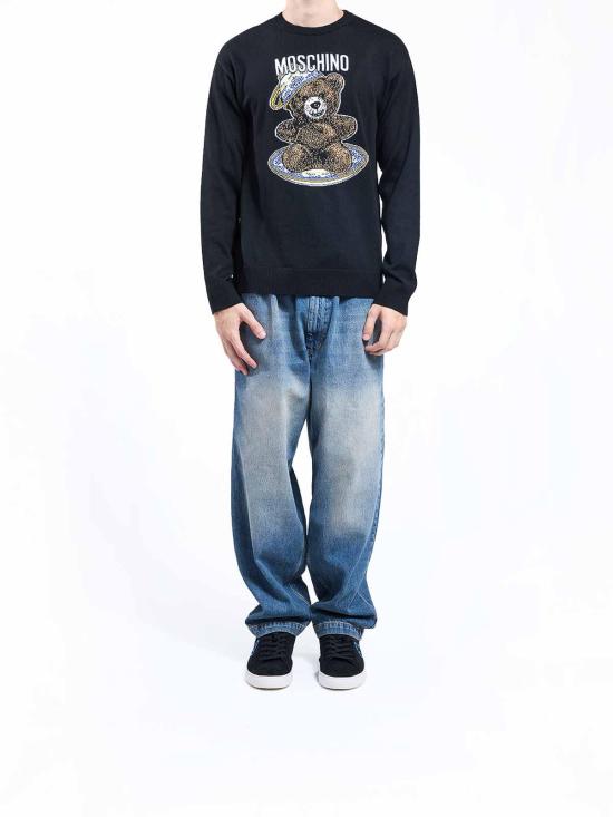 25FW 모스키노 스웨터 92952002555 Black - MOSCHINO