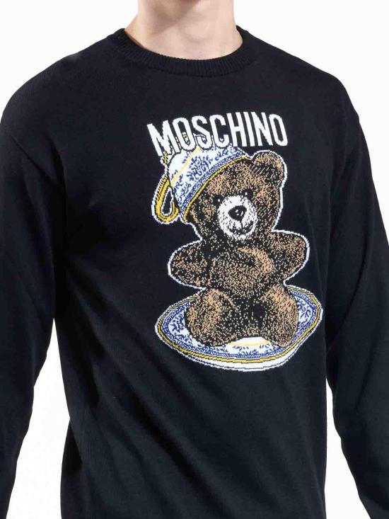 25FW 모스키노 스웨터 92952002555 Black - MOSCHINO
