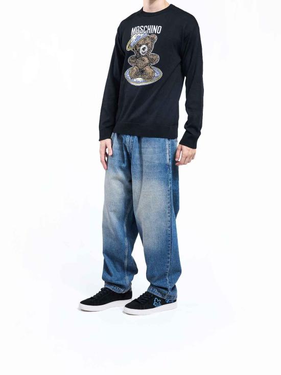 25FW 모스키노 스웨터 92952002555 Black - MOSCHINO