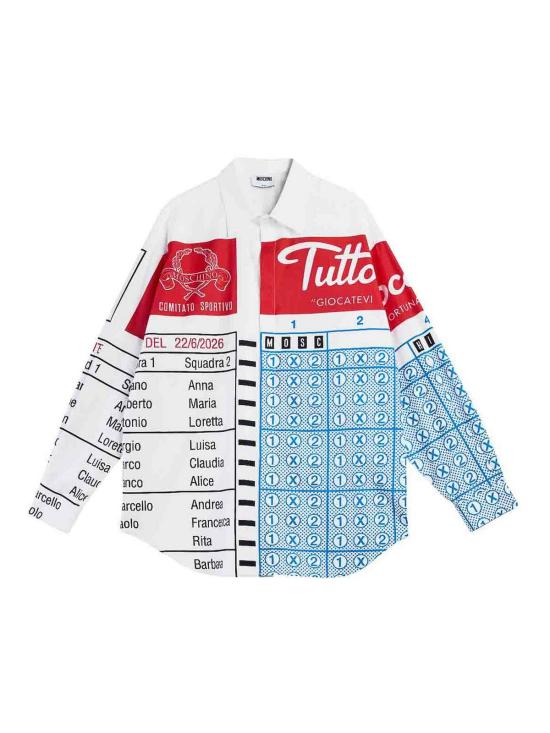 26SS 모스키노 긴팔 셔츠 022602681888 Multicolour
