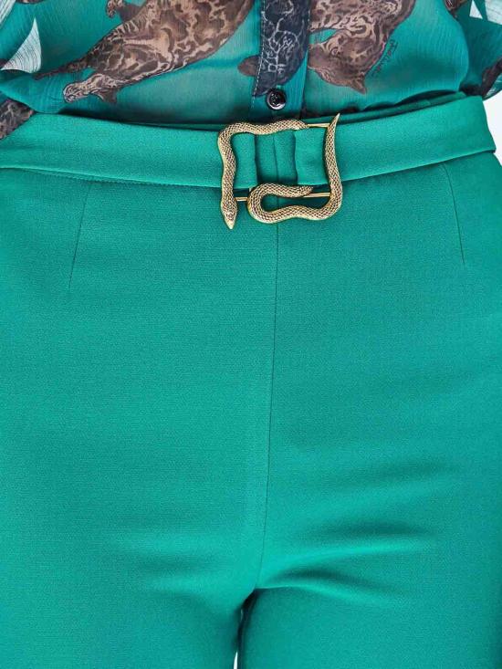  저스트까발리 스트레이트 팬츠 77PAA131N0373CADMIUM Green - JUST CAVALLI