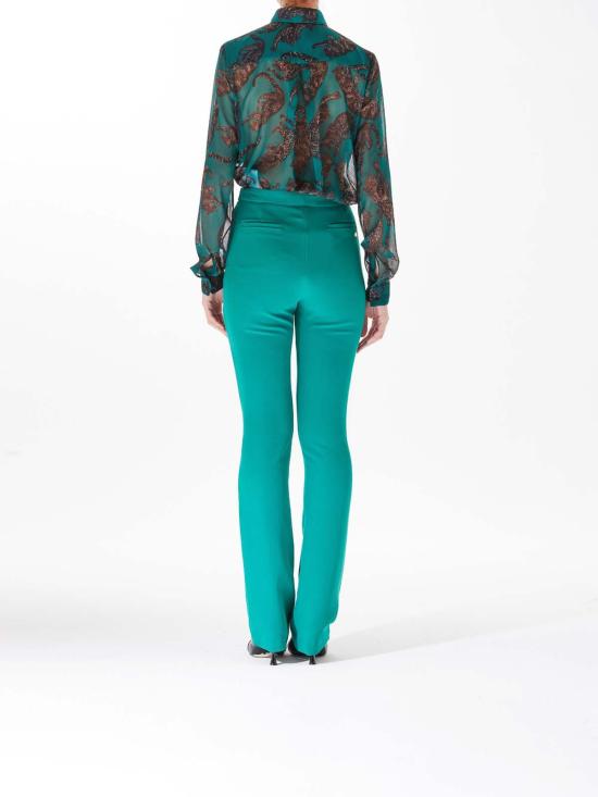  저스트까발리 스트레이트 팬츠 77PAA131N0373CADMIUM Green - JUST CAVALLI