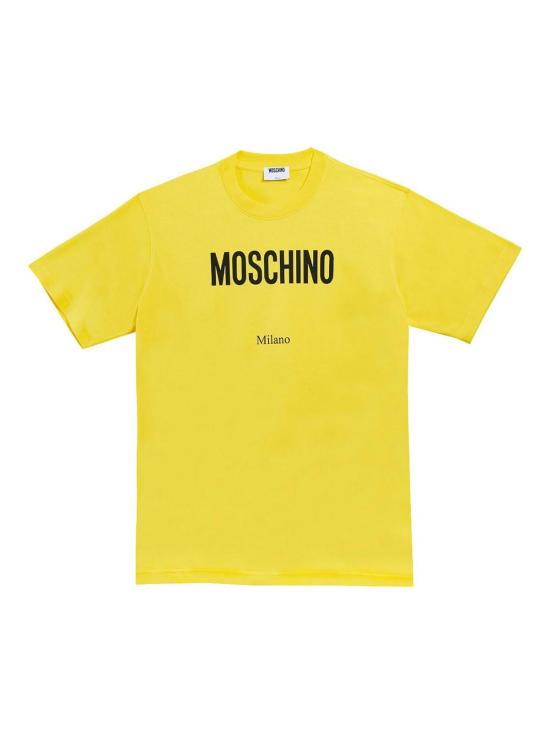 26SS 모스키노 반팔 티셔츠 071302411027 Yellow