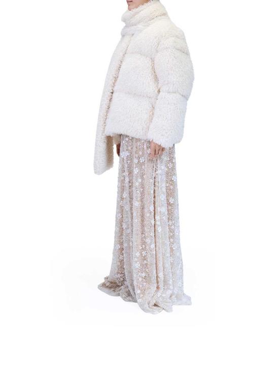 25FW 칼라거펠트 무스탕 A4W15065461 Cream - KARL LAGERFELD