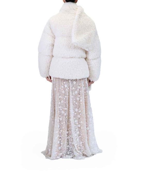 25FW 칼라거펠트 무스탕 A4W15065461 Cream - KARL LAGERFELD