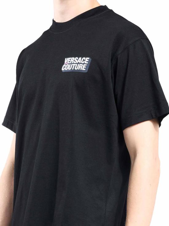25FW 베르사체 반팔 티셔츠 79GAHP10CJ01P899 Black - VERSACE