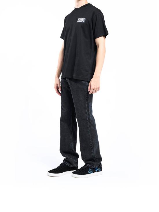 25FW 베르사체 반팔 티셔츠 79GAHP10CJ01P899 Black - VERSACE
