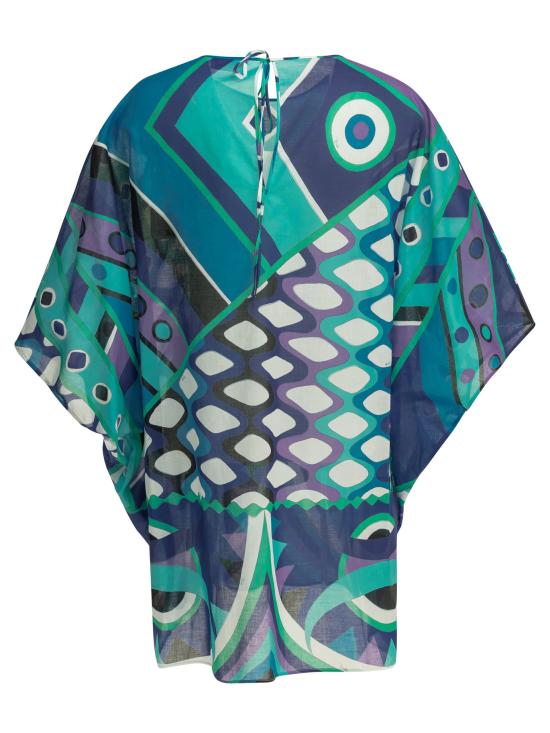 26SS 푸찌 숏 원피스 6HRL216H844021 Blue - PUCCI
