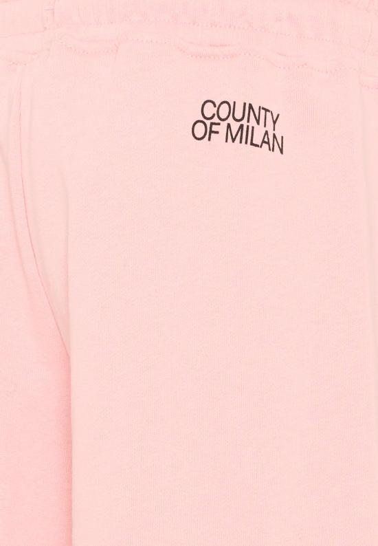25FW [키즈] 컨트리 오브 밀란 트레이닝/조거 팬츠 F5CMJGFP086 BW008 PINK - COUNTY OF MILAN