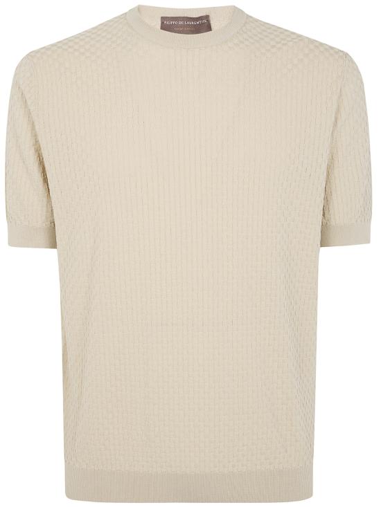 26SS 필리포 드 로렌티스 스웨터 GC1MC CR14Q 040 ECRU TORTILLA - FILIPPO DE LAURENTIIS