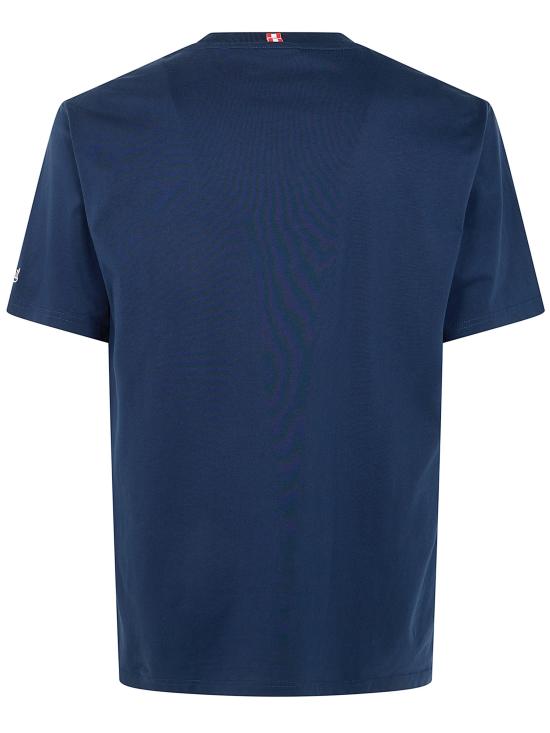 26SS 세인트바쓰 반팔 티셔츠 POT0001 04441L 61 DARK BLUE EMBROIDERED - MC2 SAINT BARTH