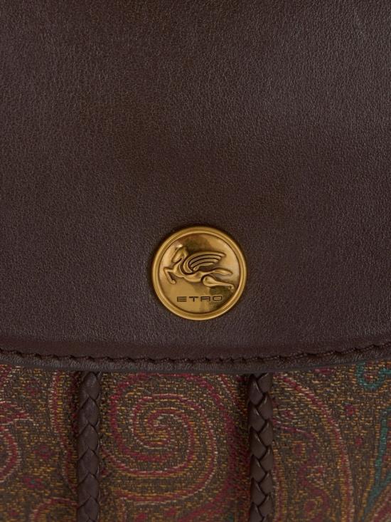 26SS 에트로 에센셜 스몰 아르니카 백팩 WP1F0002 AA001 Brown - ETRO