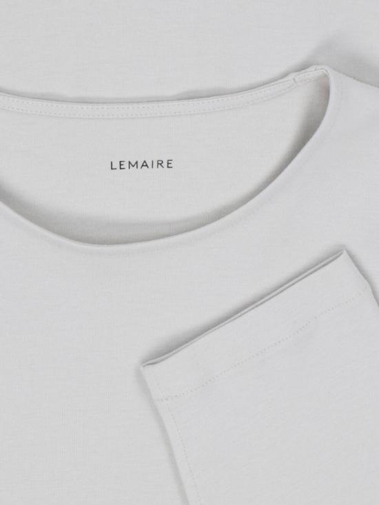 26SS 르메르 코튼 실크 롱슬리브 탑 코튼 실크 롱슬리브 탑 TS0019 LJ1055BG282 Grey - LEMAIRE