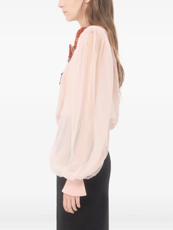 26SS 발렌티노 가라바니 블라우스 8B0AEBN51C8 Pink - VALENTINO GARAVANI