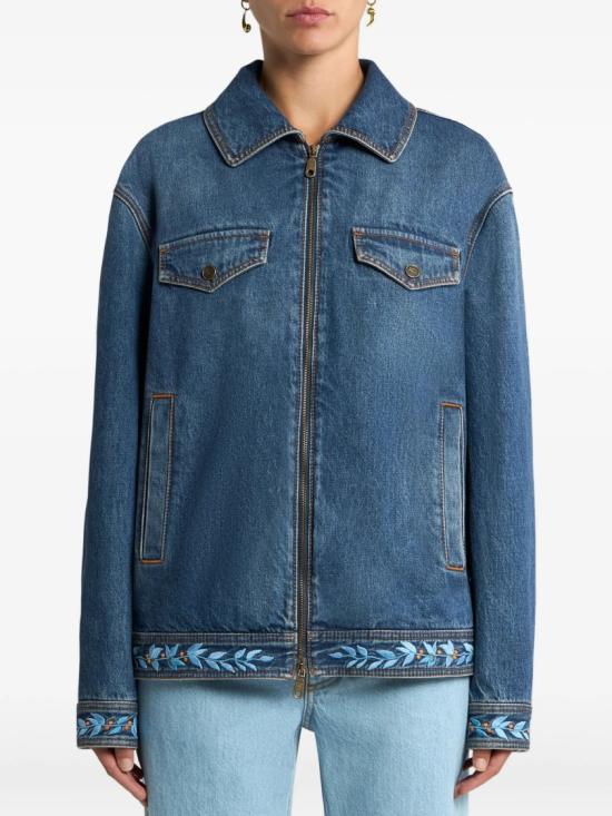 26SS 에트로 데님 자켓 WRNA0022 AR468 Blue - ETRO