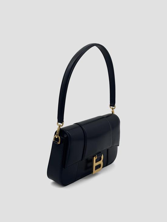 25FW 발렌시아가 아워글래스 스몰 8289762ABQ8 1000 BLACK - BALENCIAGA