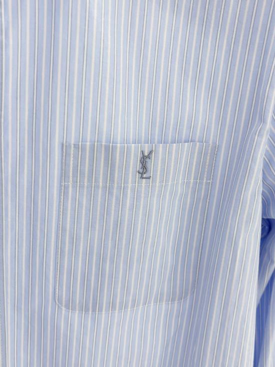 26SS 생로랑 셔츠 861080Y7J66 4427 BLEU GRIS - SAINT LAURENT