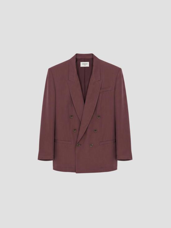 26SS 생로랑 수트 자켓 851026Y6J78 5060 AUBERGINE