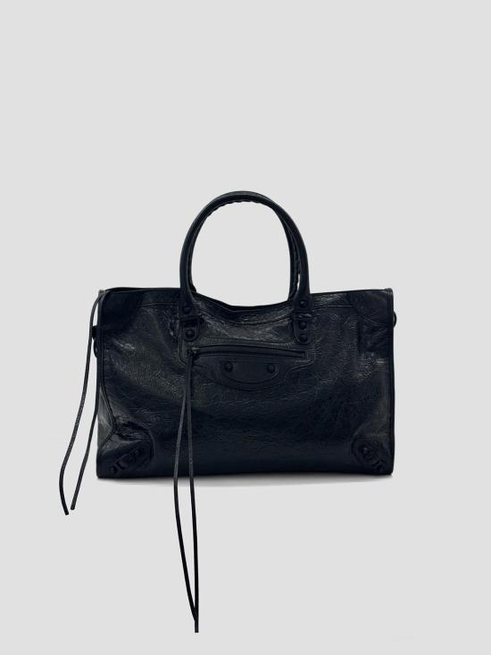 25FW 발렌시아가 르 시티 라지 백 8083882ABEL 1000 BLACK