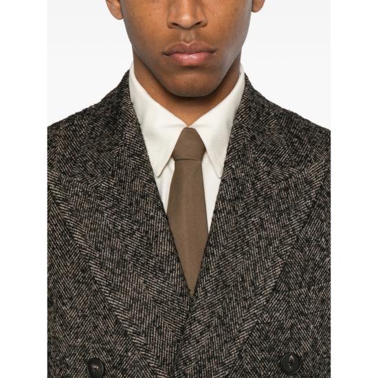 26FW 딸리아토레 코트 H50035 C LD10B EN811 BROWN BLACK - TAGLIATORE