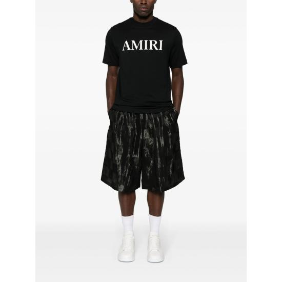 26FW 아미리 반팔 티셔츠 AMJYTE1073 001 BLACK - AMIRI
