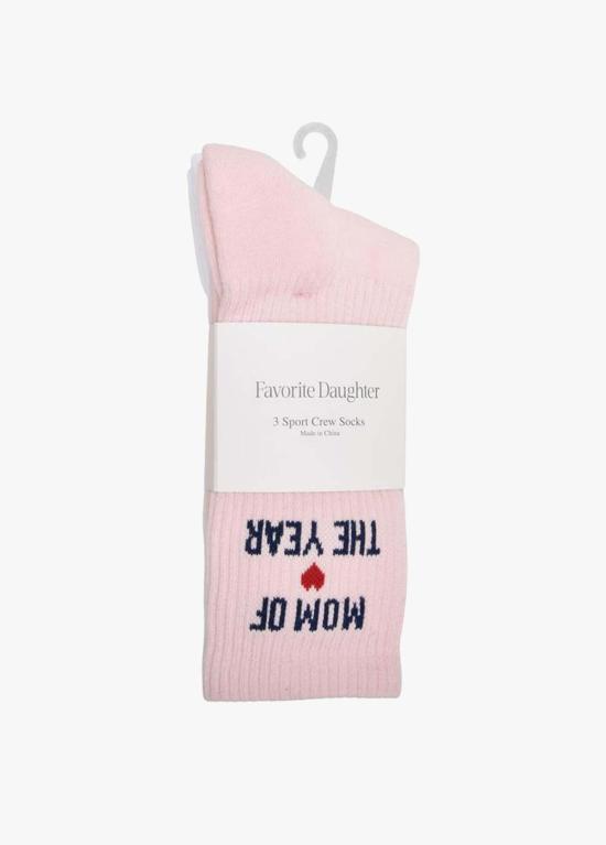  페이보릿 도우터 양말 사랑하는 딸, 올해의 엄마, 하트  세트 - FAVORITE DAUGHTER
