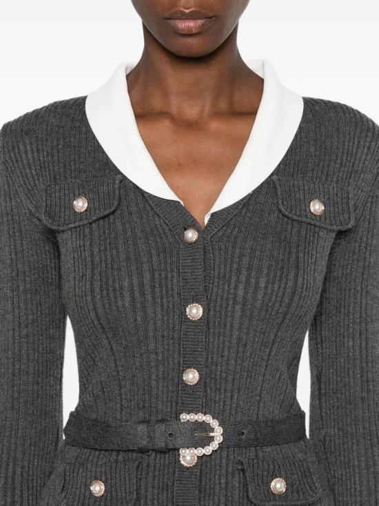 26FW 셀프 포트레이트 롱 원피스 PF26 131MA GREY - SELF PORTRAIT