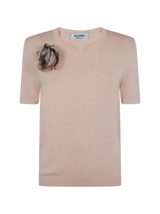 26SS 블루걸 스웨터 RA6148MA07S X0450 PINK PEONY - BLUGIRL