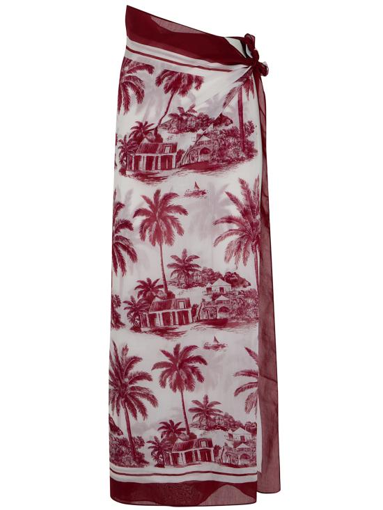 26SS 세인트바쓰 비치용품 TAIT001 09739L SILK VOILE RD ST BARTH JOUY 10