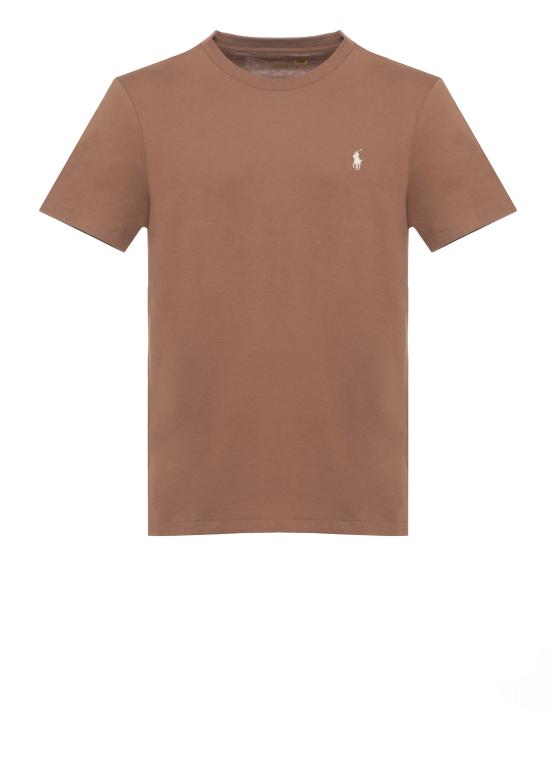 26SS 랄프 로렌 반팔 티셔츠 710671438 536 Brown
