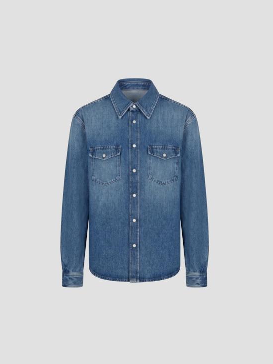 26SS 지방시 데님 셔츠 BM616V5YD3 420 MEDIUM BLUE