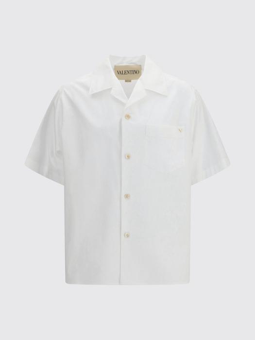 26SS 발렌티노 가라바니 반팔 셔츠 8V0AA1134WW 0BO BIANCO