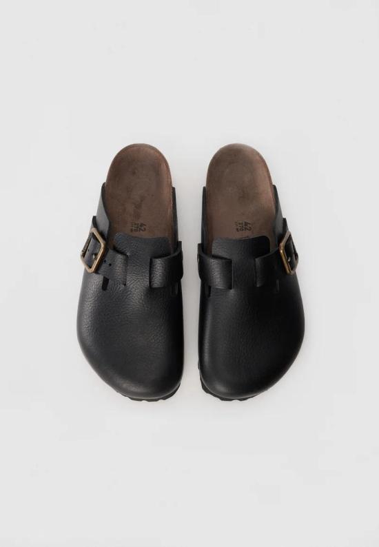 26SS 버켄스탁 뮬/슬리퍼 1030704 VNTG WD BLK VINTAGE WOOD BLACK - BIRKENSTOCK
