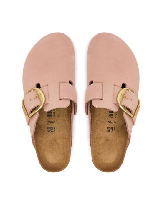 26SS 버켄스탁 보스턴 빅 버클 누벅 레더 1031883 SOFT PINK - BIRKENSTOCK