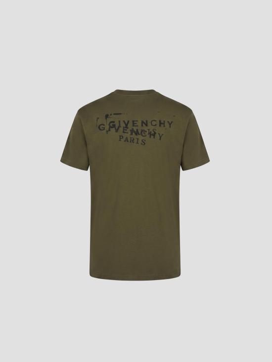 26SS 지방시 반팔 티셔츠 BM71NK3YSA 305 KHAKI - GIVENCHY