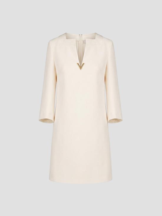 26SS 발렌티노 가라바니 미디 원피스 8B3VAJE51CF A03 IVORY