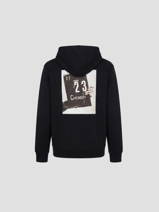 26SS 지방시 후드 티셔츠 BMJ0NH3YSM 001 BLACK - GIVENCHY