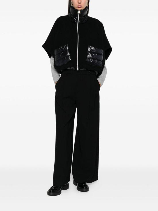  에르노 A 셰이프 리조트 쇼트 판초 GI00042DR333959300 Black - HERNO