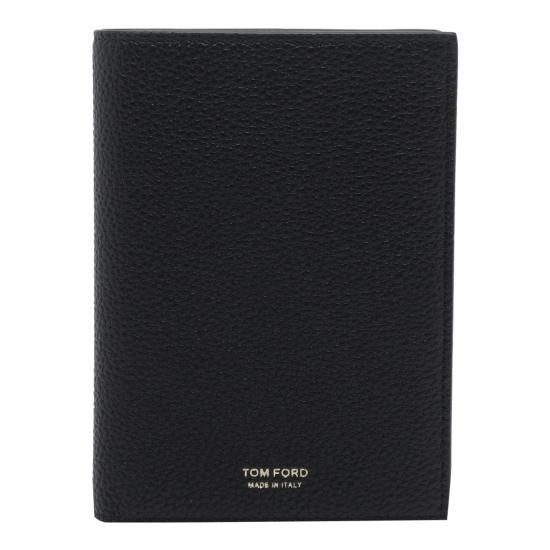 26FW 톰포드 그레인 레더 폴딩 카드 홀더 Y0274 LCL158GNAA Black